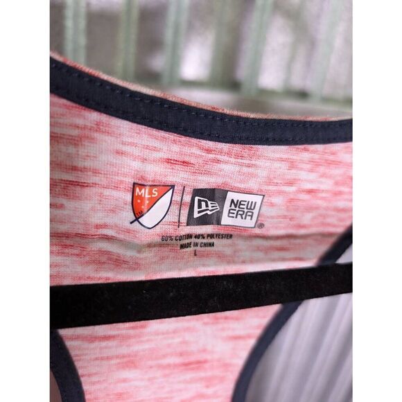 New Era New York Red Bulls Vintage Tank Top Primary Logo WHT - Picture 3 of 5